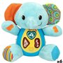 Peluche sonore Winfun Eléphant 17 x 17,5 x 10 cm (6 Unités)