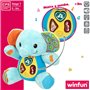 Peluche sonore Winfun Eléphant 17 x 17,5 x 10 cm (6 Unités)