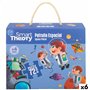 Puzzle Colorbaby Space Patrol 72 Pièces 90 x 60 cm (6 Unités)
