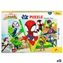 Puzzle Enfant Spidey Double face 50 x 35 cm 24 Pièces (12 Unités)