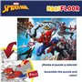 Puzzle Enfant Spider-Man Double face 4 en 1 48 Pièces 35 x 1,5 x 25 cm