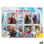 Puzzle Enfant Frozen Double face 4 en 1 48 Pièces 35 x 1,5 x 25 cm (6 