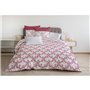 Parure de couette 220x240 cm HOME LINGE PASSION FRISE : Housse de coue
