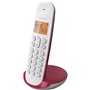 Téléphone fixe sans fil - LOGICOM - DECT ILOA 150 SOLO - Framboise - S