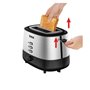 TEFAL Grille-pain inox, 2 fentes a largeur variable, 7 niveaux de dora