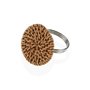 Porte-serviettes Versa Rotin Métal 4,3 x 4,7 x 4,3 cm