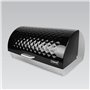 Corbeille à Pain Feel Maestro MR-1676-BLACK Noir Acier inoxydable 38,5