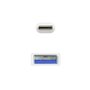 Câble USB-C NANOCABLE 10.01.4001-L150-W Blanc 1,5 m