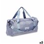 Sac de Voyage Bleu 46 x 25 x 28 cm (5 Unités)
