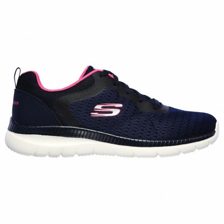 Chaussures de sport pour femme Skechers Bountiful Quick Path Bleu fonc