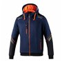 Sweat à capuche homme Sparco Tech Ndis Blue marine