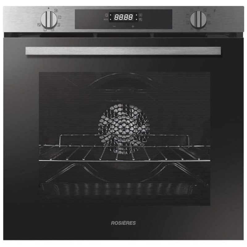Four encastrable pyrolyse chaleur pulsée ROSIERES RFC3OP5579IN - noir