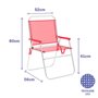 Chaise Pliante Marbueno Corail 52 x 80 x 56 cm