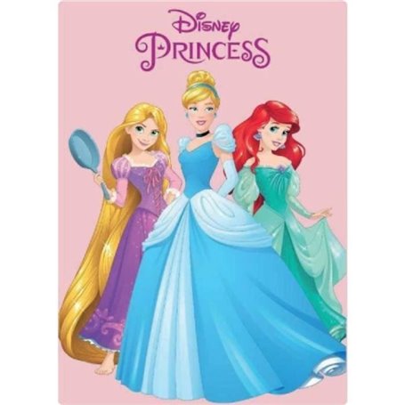 PRINCESSES PRINCESS DISNEY-PLAID-COUVERTURE POLAIRE 140X200 CM. NEUF.