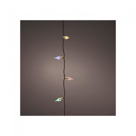 GENERIQUE - Guirlande Led Multicolore Vintage 8 Fonctions Effet Scinti