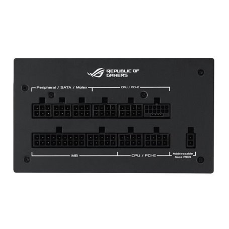 ROG STRIX 1000W Gold Aura Edition, alimentation PC noir, 5x PCIe, gest