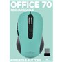 Souris sans fil - BLUESTORK - M-WL-OFF70-GREEN - Rechargeable - 800/12