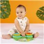 BRIGHT STARTS Jouet musical Safari Beats, 3 tambours colorés, 2 modes