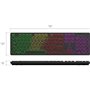 Clavier filaire RGB - MOBILITY LAB - ML306858 - AZERTY - Touches ronde