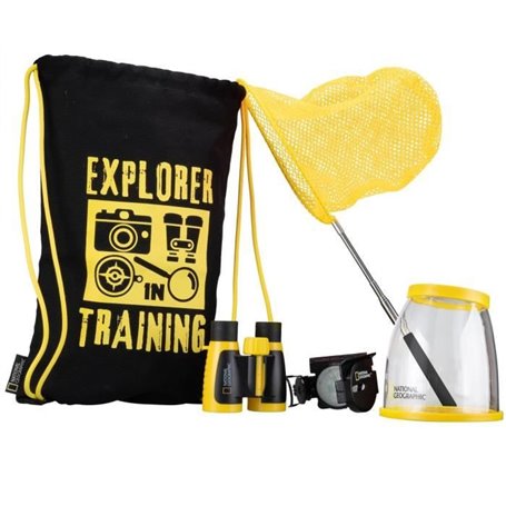 Kit de découverte outdoor - NATIONAL GEOGRAPHIC - Jumelles 3x30 gobele