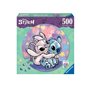 Puzzle rond 500 pieces Stitch - Des 10 ans - Ravensburger - Disney - 1