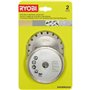 RYOBI Kit 2 lames (1 lame pour bois / métal et 1 lame carrelage) pour 