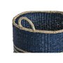 Set de basket Home ESPRIT Bleu Naturel Jute Herbier marin méditerranée