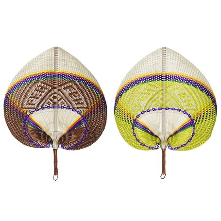 Décoration murale DKD Home Decor Orange Naturel 40 x 0,5 x 32 cm (2 Un