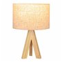 Lampe de bureau EDM 32160 Bois Tissu 18 x 18 x 30 cm E27