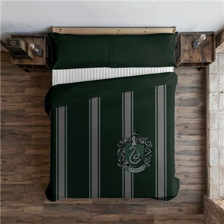 Housse de Couette Harry Potter Slytherin 140 x 200 cm Lit 1 persone