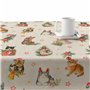 Nappe enduite antitache Muaré Christmas 250 x 140 cm