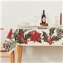 Nappe enduite antitache Muaré Christmas Flowers 300 x 140 cm