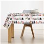 Nappe enduite antitache Muaré Noel 100 x 250 cm
