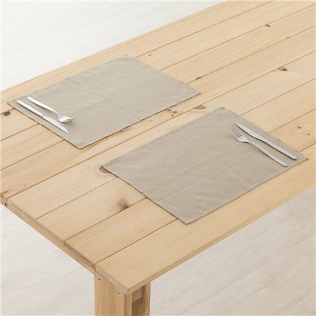 Nappe Mauré 45 x 35 cm Taupe 2 Unités