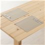 Nappe Mauré 45 x 35 cm Taupe 2 Unités