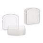 Boîte à Sandwich Transparent Plastique 12 x 4 x 12 cm (24 Unités)