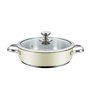 Casserole avec Couvercle Haeger Beige Ø 24 cm