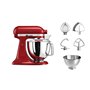 Robot culinaire KitchenAid 5KSM175PSEER Rouge 300 W 4,8 L