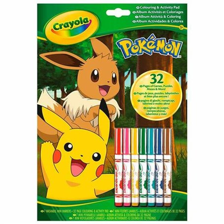 Livre d'activités pour enfants Pokémon  