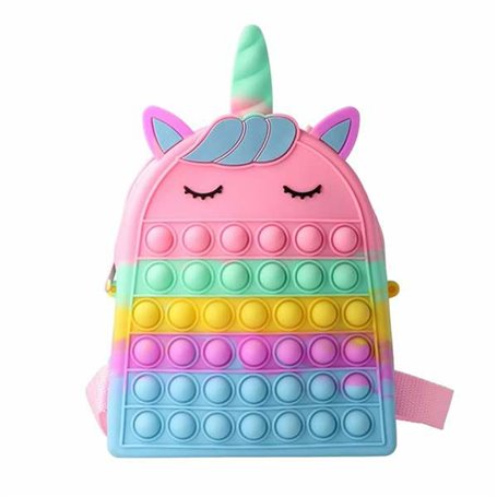 Sac à dos enfant Inca Pop-it 16,5 x 20 x 6 cm Licorne
