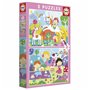 Set de 2 Puzzles Educa Fantasy world 48 Pièces