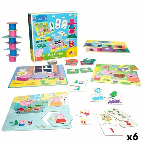 Jouet Educatif Peppa Pig Edu Games Collection 24,5 x 0,2 x 24,5 cm (6 