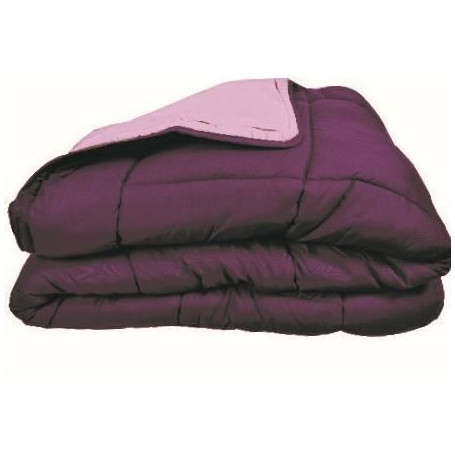 Couette chaude Microfibre 400 gr/m² CALGARY Prune 132,99 €