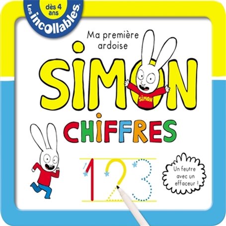 Les Incollables - Ardoises effacables Simon - Chiffres