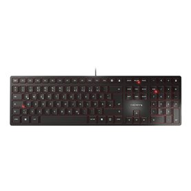 Cherry KC 6000 Slim clavier Universel USB QWERTZ Allemand Noir Clavier Cherry KC 6000 SLIM USB allemand (JK-1600DE-2) (JK1600DE2)