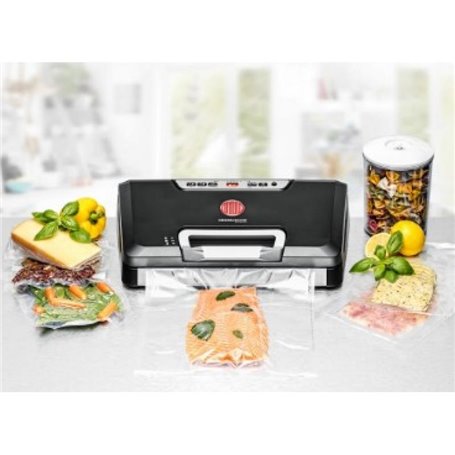 Scelleuse sous vide d'aliments Rommelsbacher noire argentée VAC 485 (VAC 485)