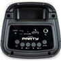 Enceinte Bluetooth® avec effets lumineux PARTY + micro filaire 30W Noire Party