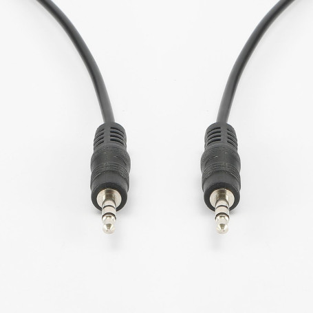 C ble Jack Male/Male 3.5mm - Longueur 1.5M - Noir - en sachet