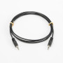 C ble Jack Male/Male 3.5mm - Longueur 1.5M - Noir - en sachet