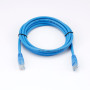C ble RJ45 Male/Male droit CAT6A U/UTP - Longueur 2M - Bleu - en sachet